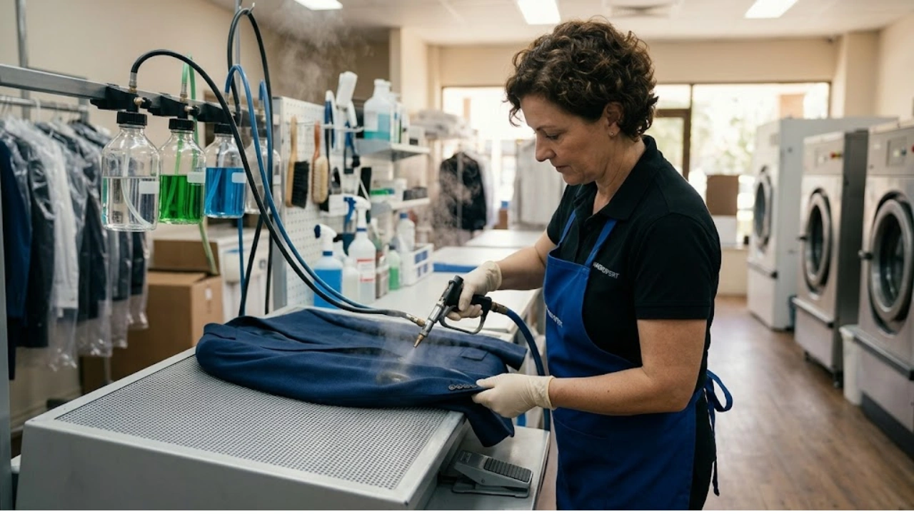 How a Dry Cleaning Shop Removes Grease, Ink, and Oil Stains Effectively?